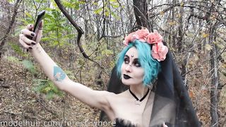 Halloween Cosplayes kiscsaj popsiba dugva