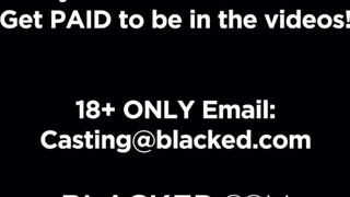 BLACKED - 4 szexy világos szőke és egy néger manus