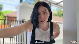 Kerek autószerelő tini cidázza rendesen és kap arconlövés pov-ból